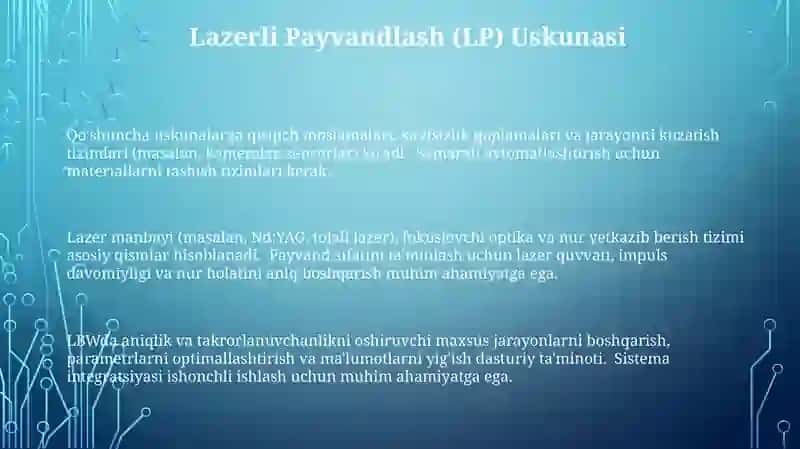 Payvandlash dastgohlari haqida ma‘lumot 3
