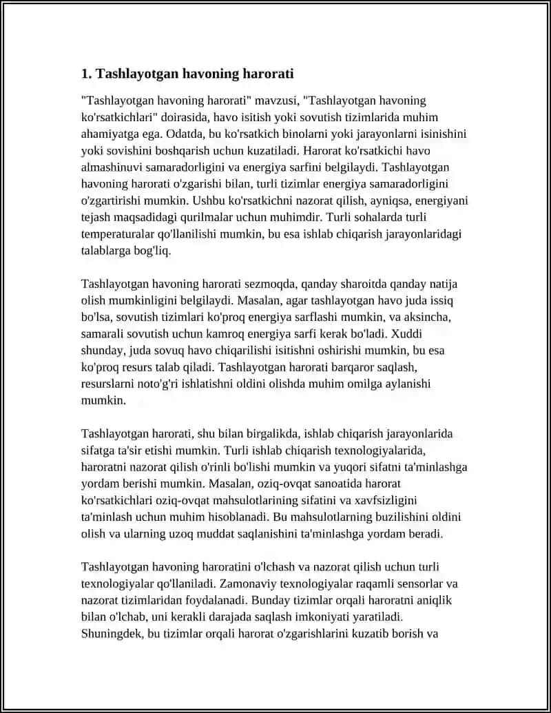 TASHLAYOTGAN HAVONING KOʻRSATKICHLARI 3