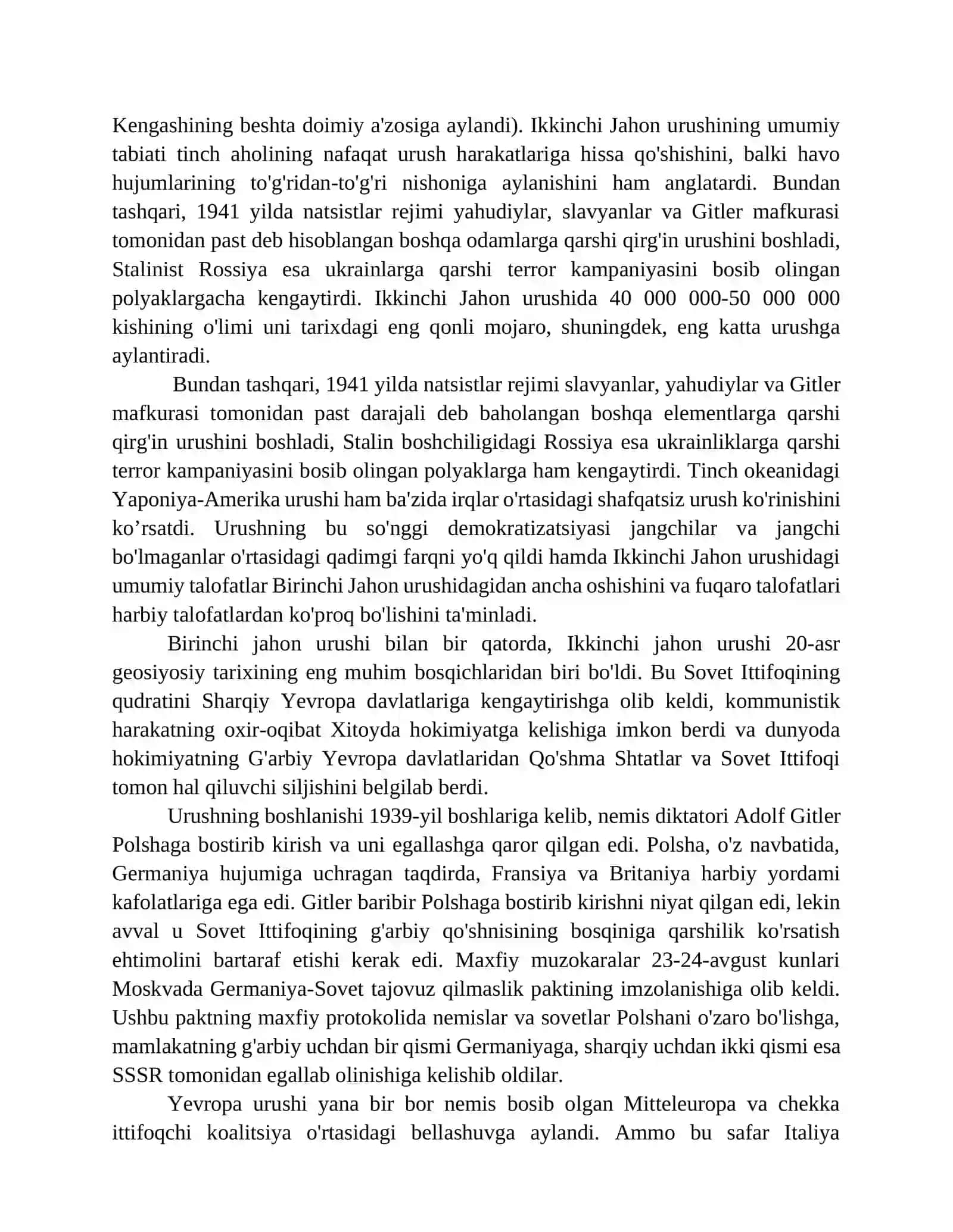 Ikkinchi jahon urushi davrida xalqaro munosabatlar va diplomatiya (1939–1945). 3