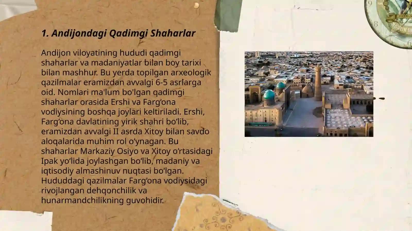 Andijondagi Qadimgi Shaharlar 3