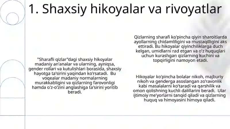 Sharafli qizlar 3