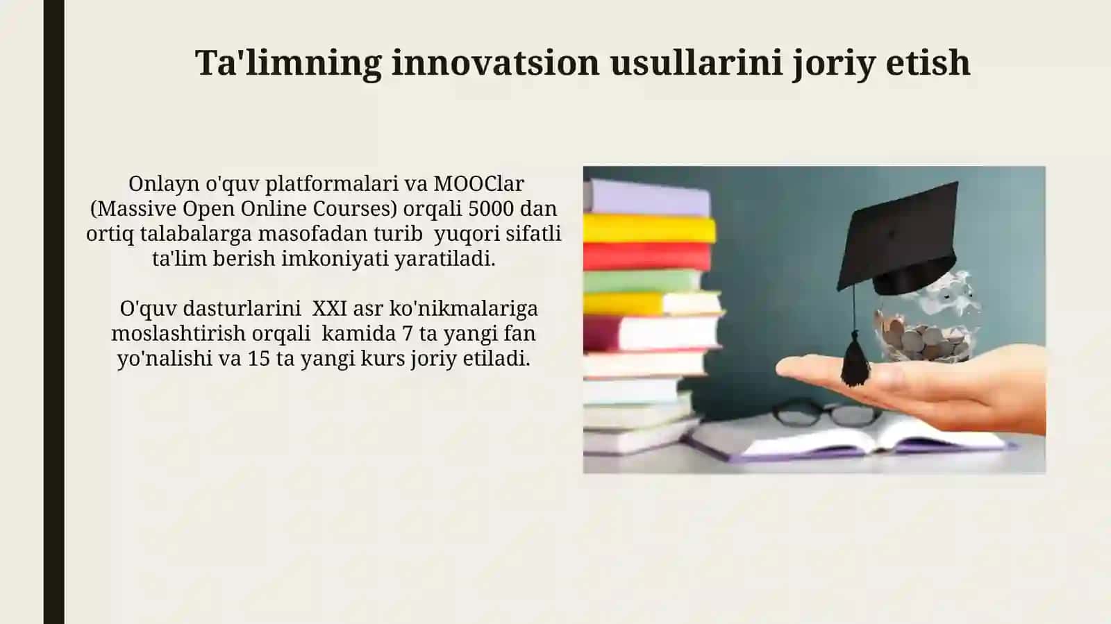 Oliy talim tizimidagi islohotlar 3