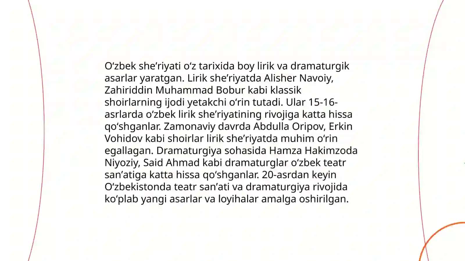 Lirik va drammatik tur janrlari 3