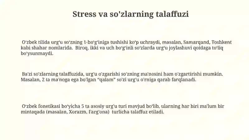 O'zbek tilshunosligida urg'u va bo'g'in 3