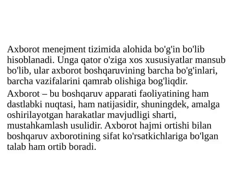 Avtomatlashtirilgan axborot tizimlari 3