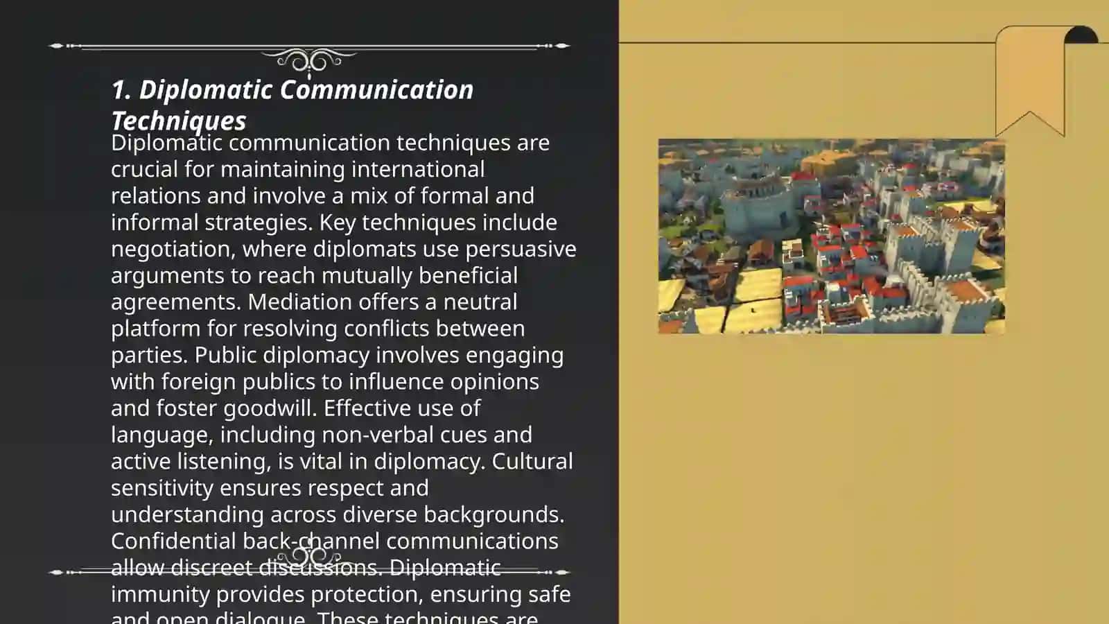 Language of Diplomacy 3