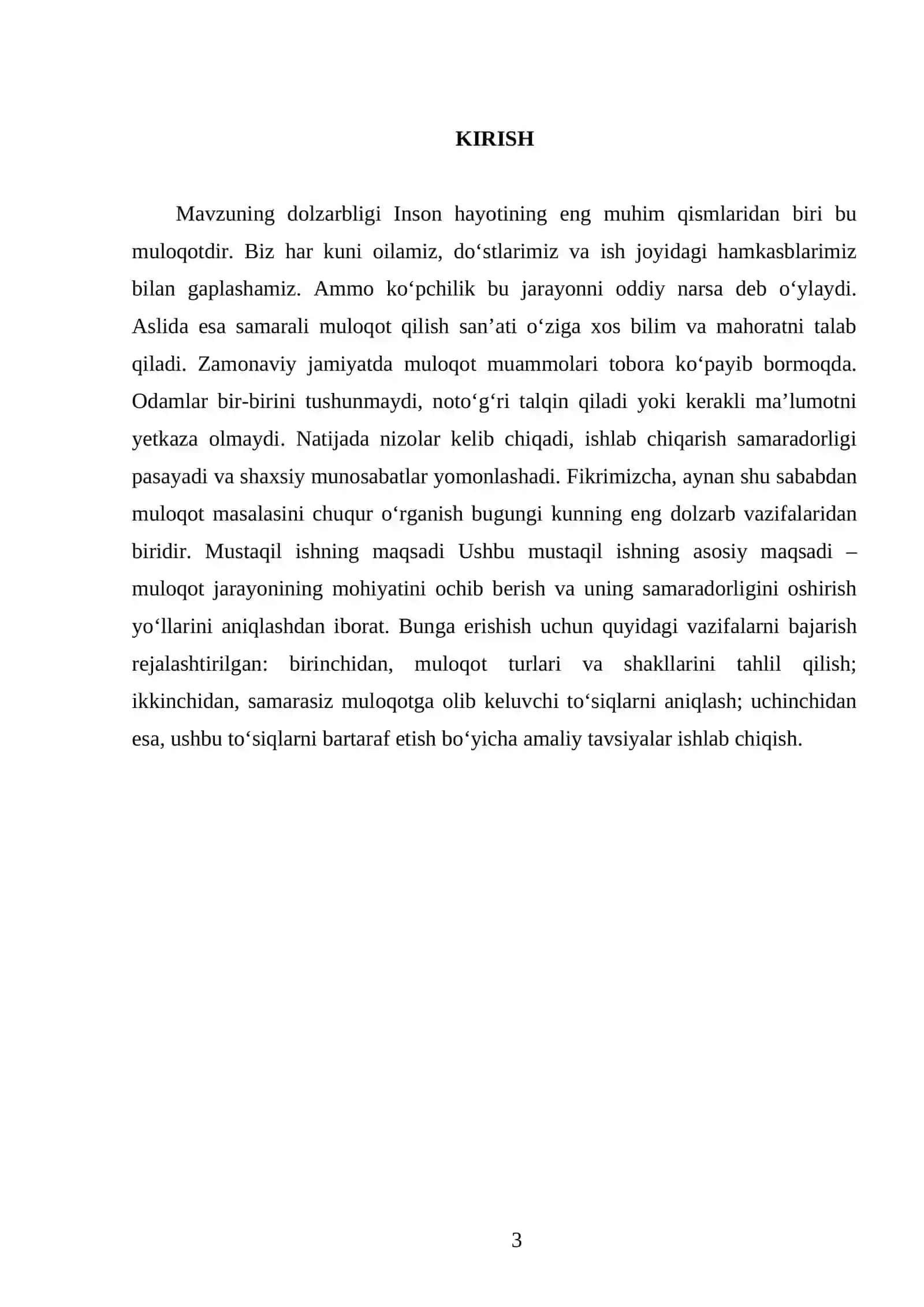 Muloqot 3
