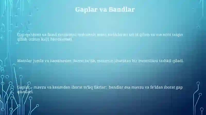 Belgilar va Gliflar 3