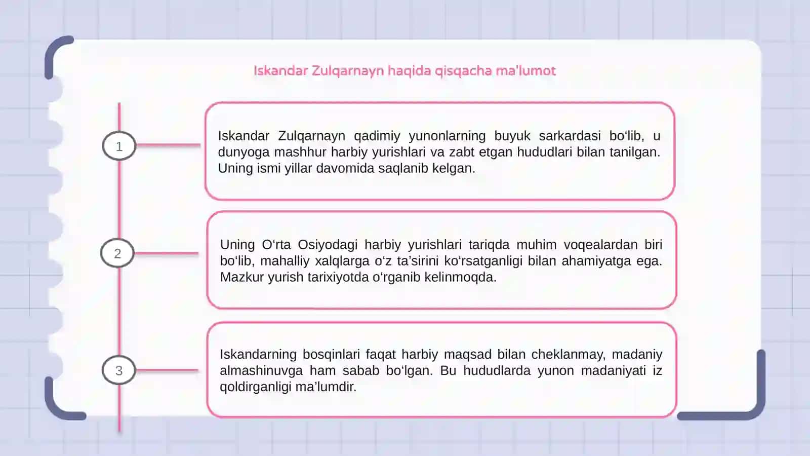 Iskandar Zulqarnaynning ôrta osiyoga yurishi 3