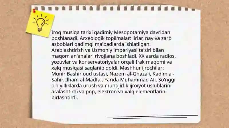 Iroq musiqa madaniyati 3