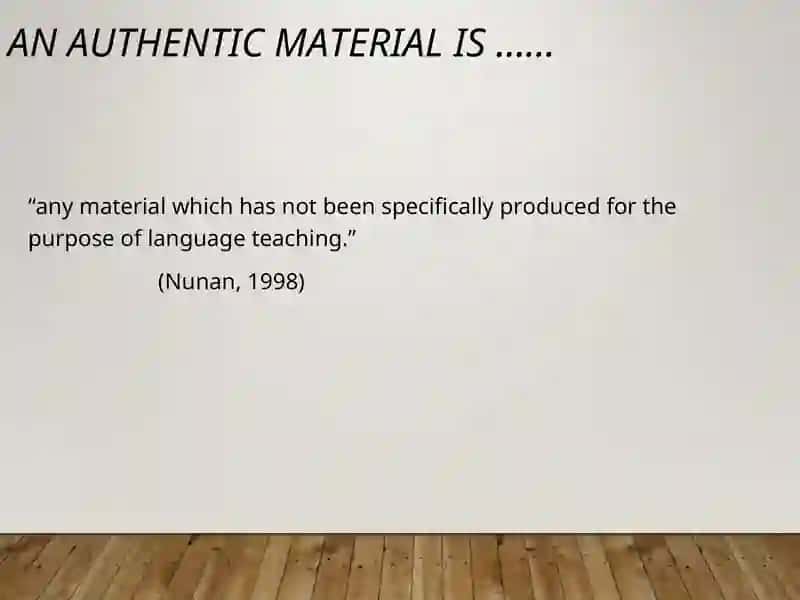Authentic Materials 3