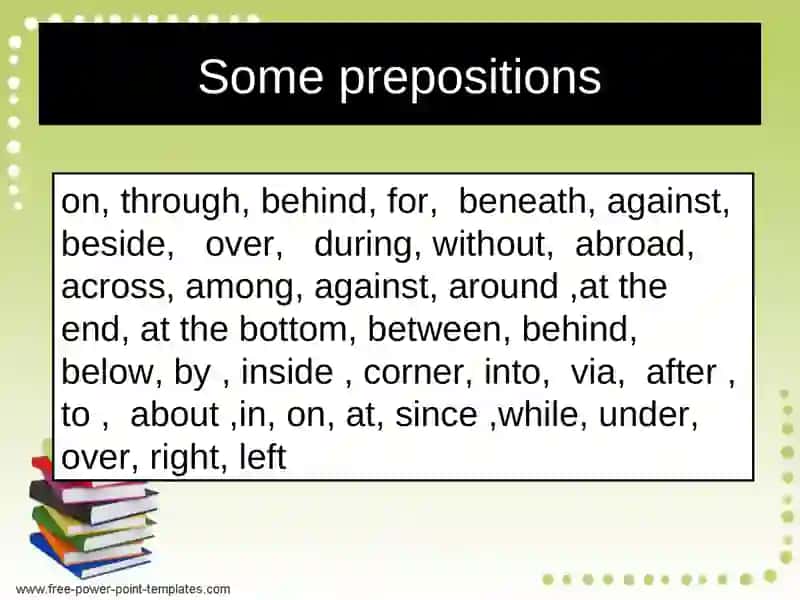 Prepositions 3