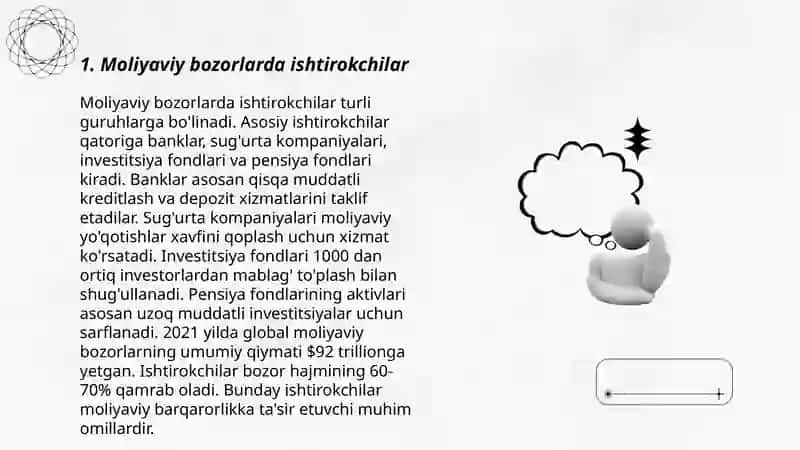Moliyaviy bozorlarda ishtirokchilar 3