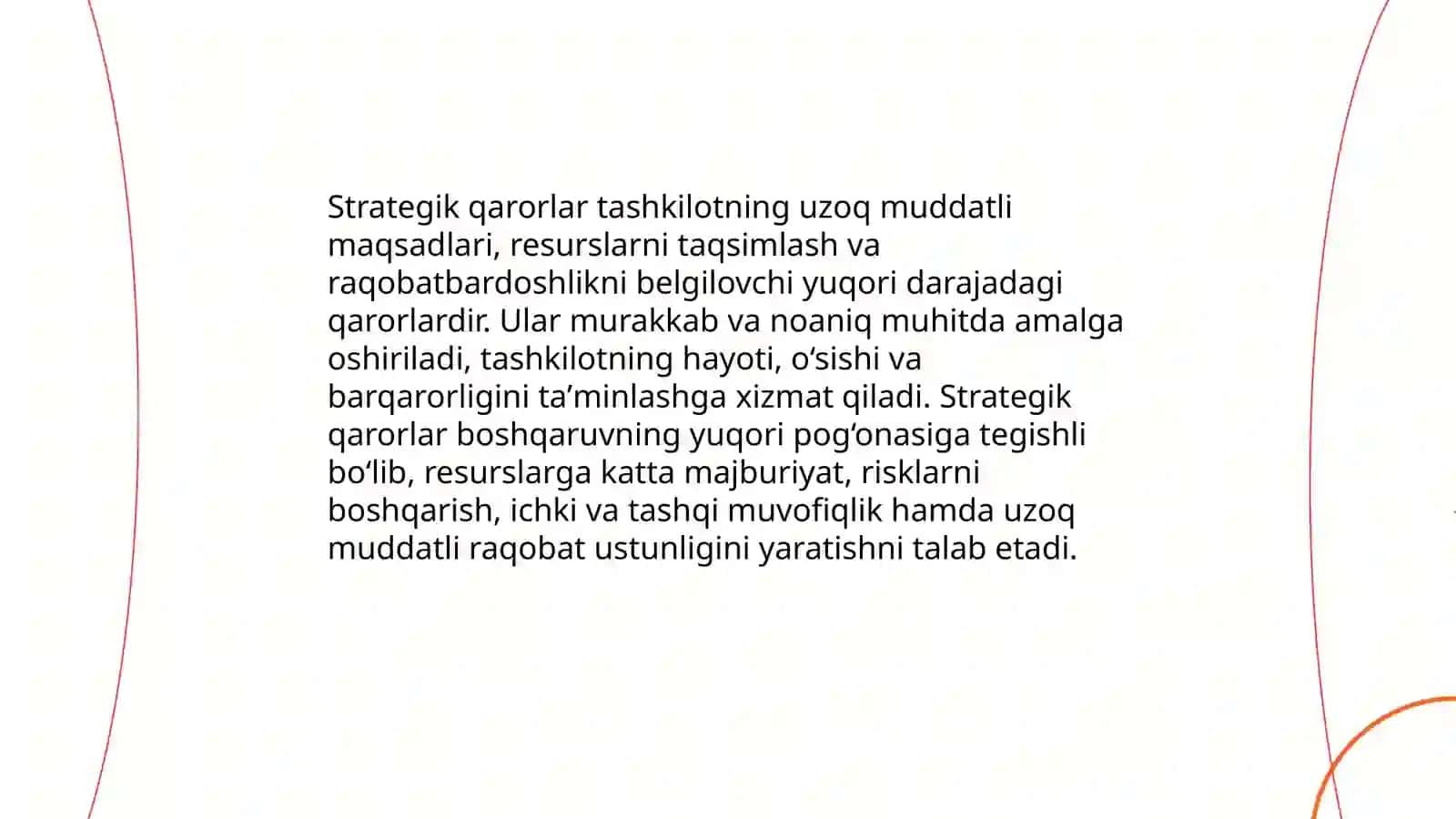 Strategik qarorlar qabul qilish 3