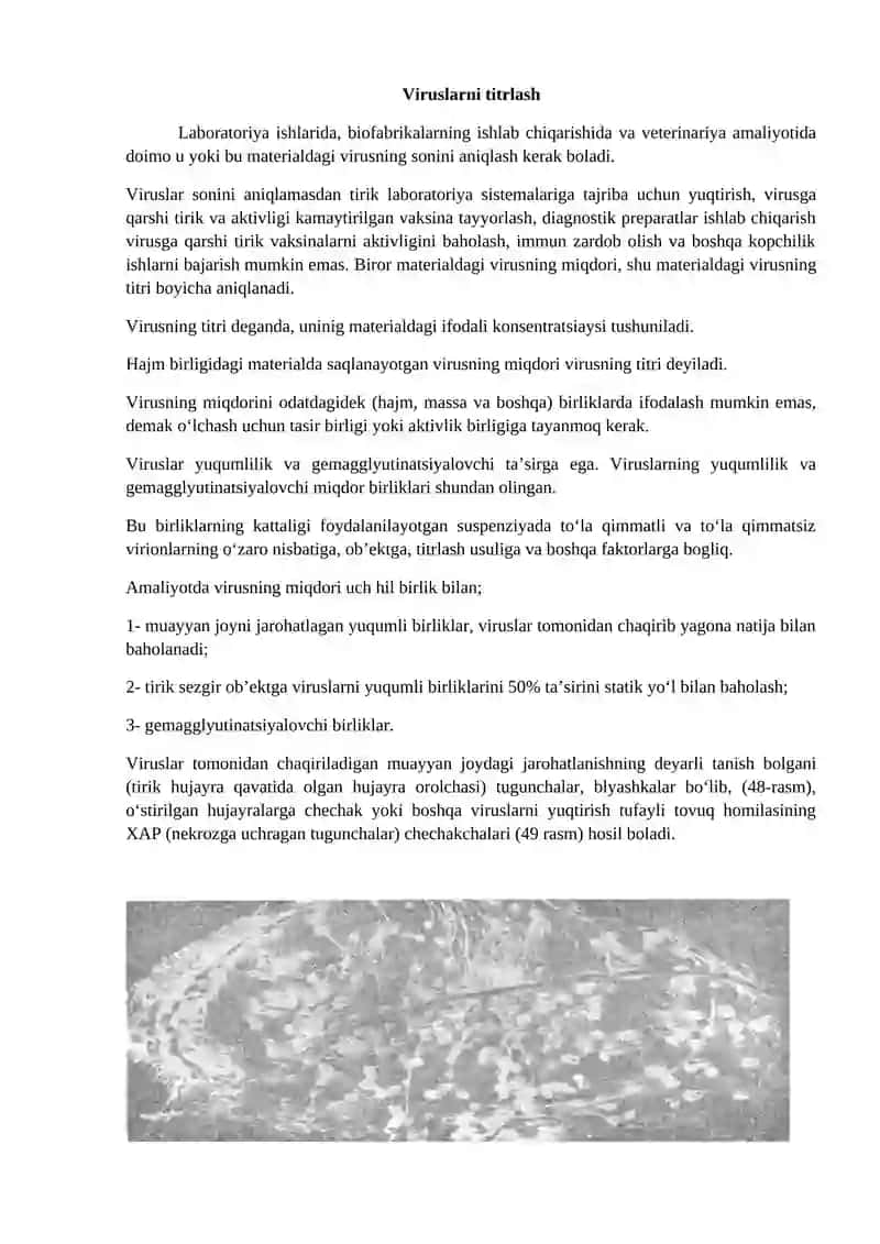 Viruslarni titrlash 3