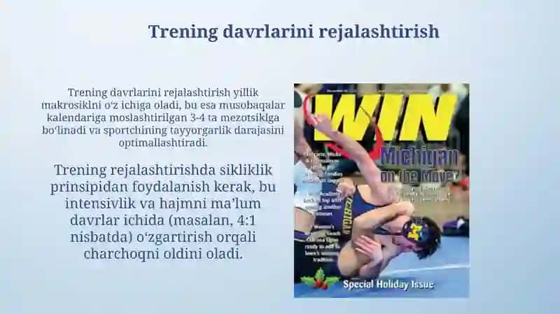 Ko'p kurashda mashg'ulotlarni rejalshtirish asoslari 3