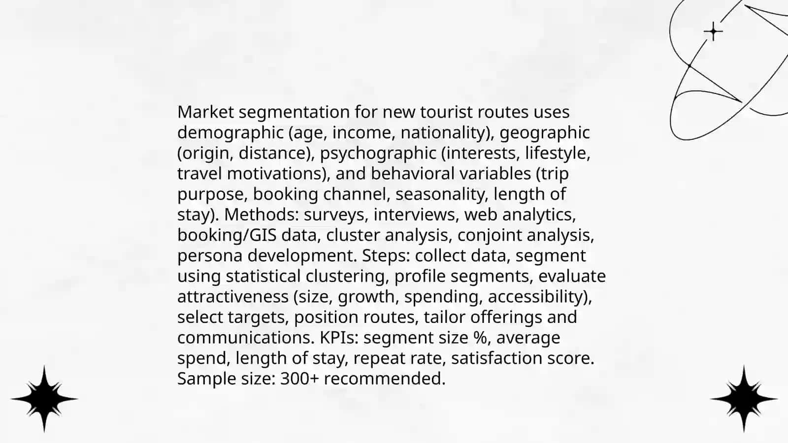 Marketing research for developing tourist routes 3