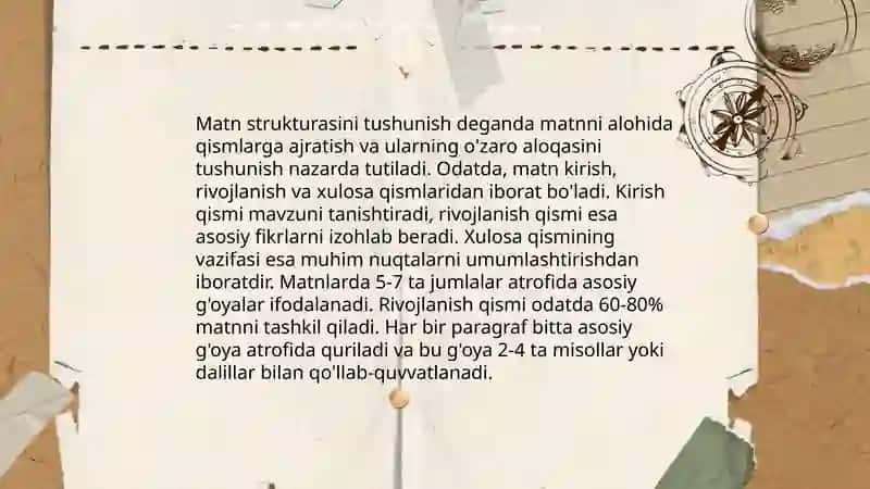 Matn va uning ko'rinishi 3