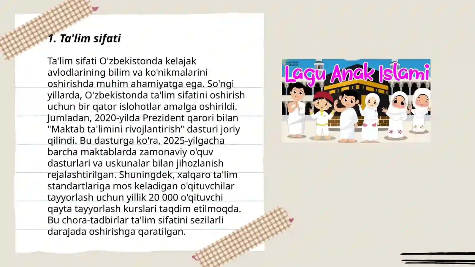 Ta'lim sifati ochiqligi va samaradorligi 3