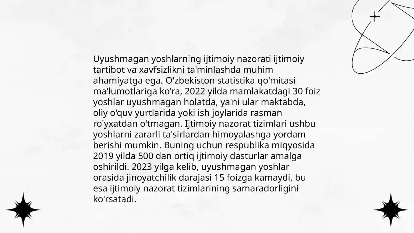 Uyushmagan yoshlarning ijtimoiy nazorati 3