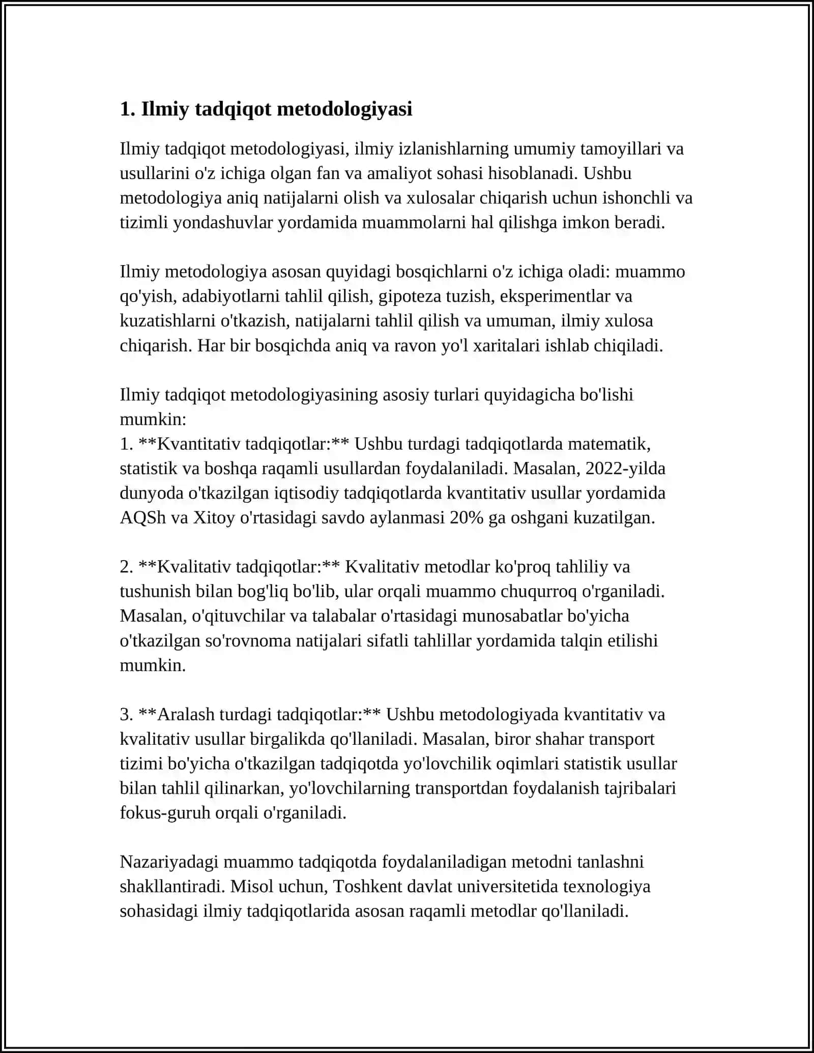 ILMIY TADQIQOT VA IJOD TIZIMIDA DALIL 3