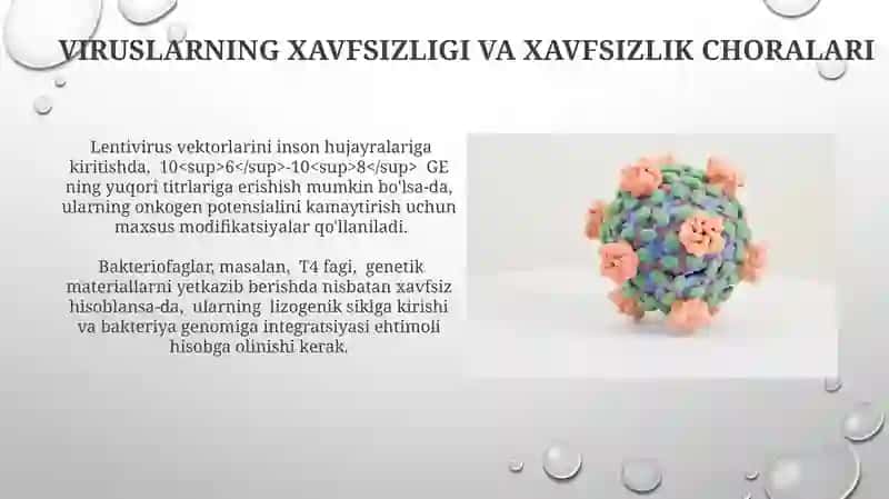 Viruslarning gen muhandisligida qóllanilishi 3