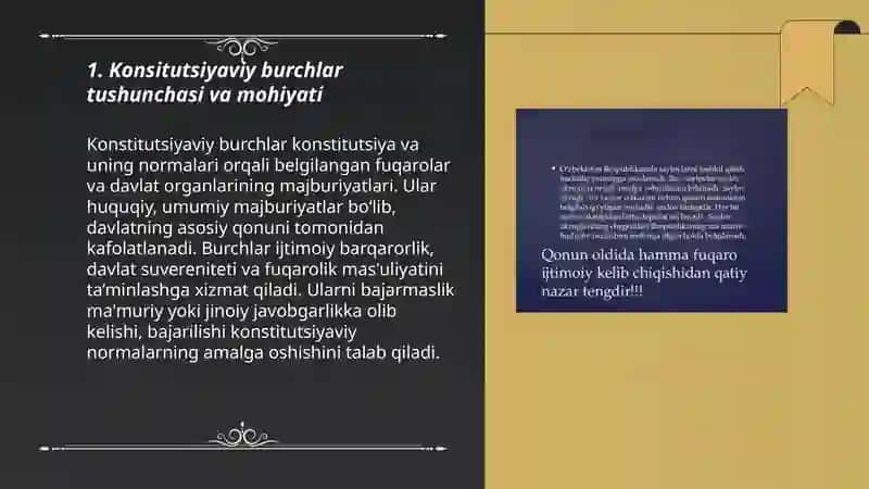 Konsitutsiyaviy Burchlar 3