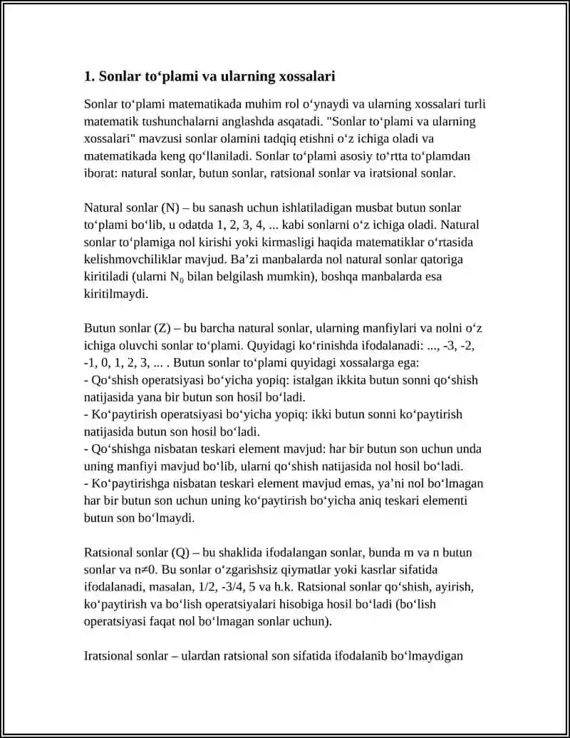 MATHEMATICS 1 3