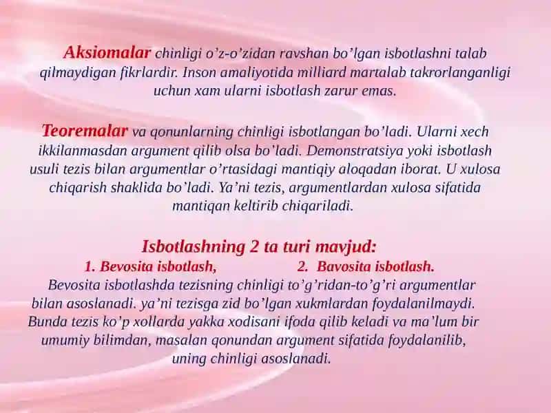 Argumentlash nazariyasining mantiqiy asoslari 3