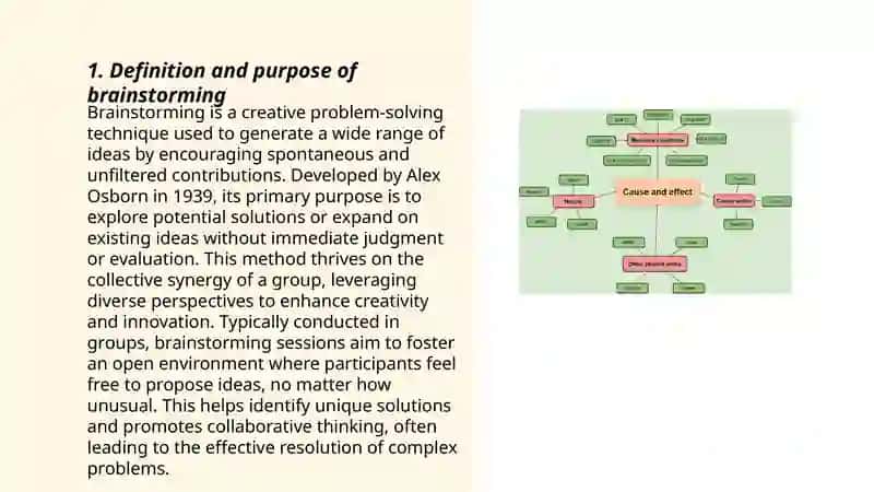 Causes and consequences of brainstorming 3