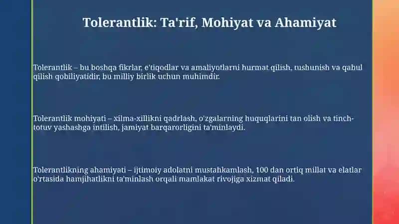 Tolerantlik tushunchasining mazmuni 3