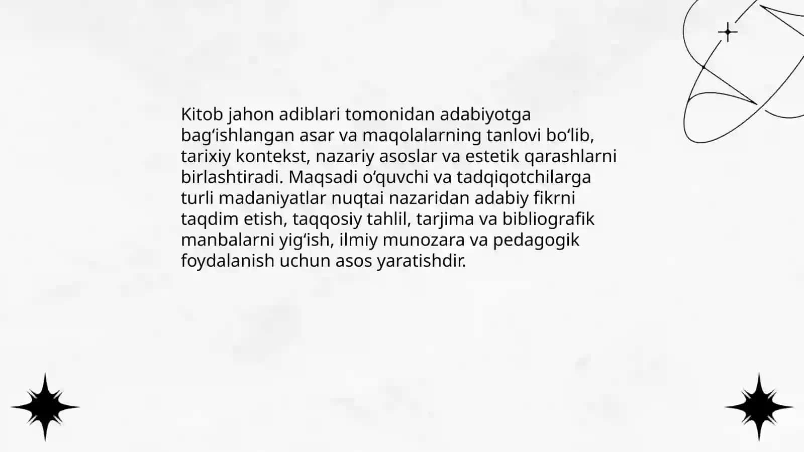 Jahon Adiblari Adabiyot Haqida 3