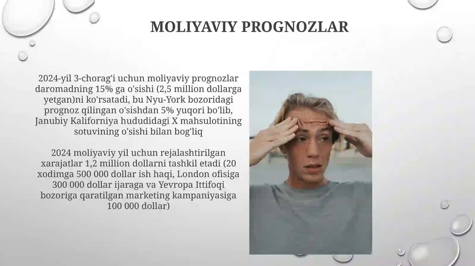 Moliyaviy prognozlar 3