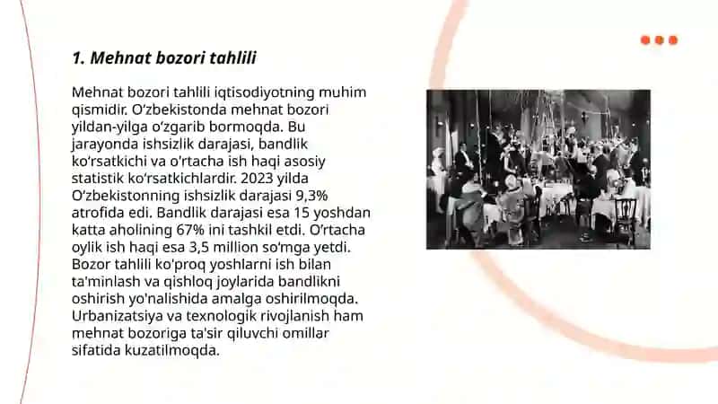 Mehnat bozoriga kirib borish 3
