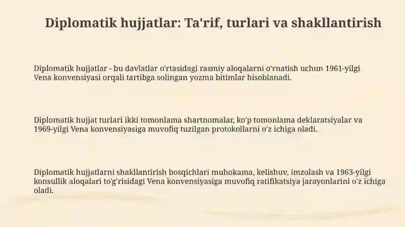 Diplomatik hujjatlar 3