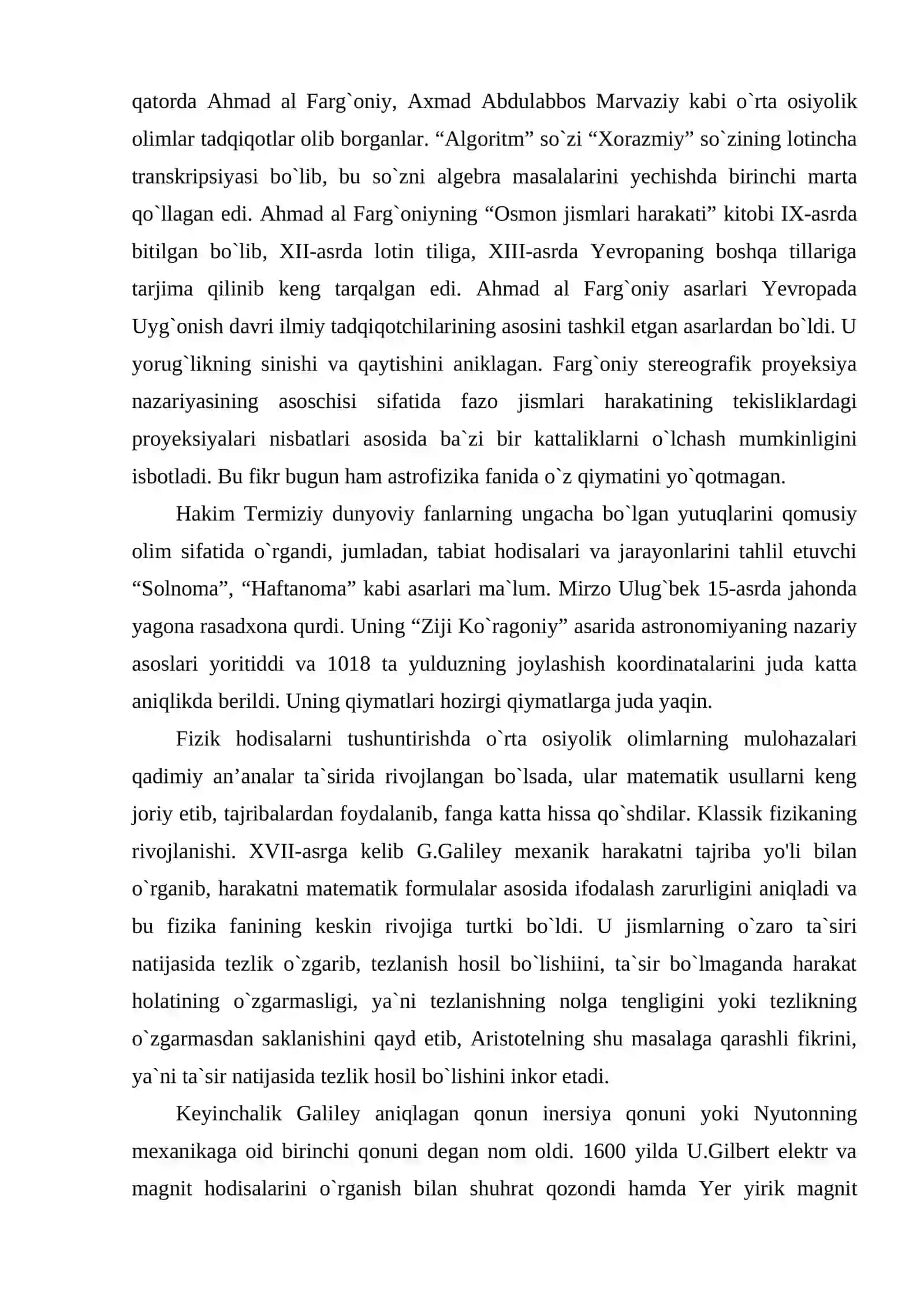 Fizikaning rivojlanish tarixi 3