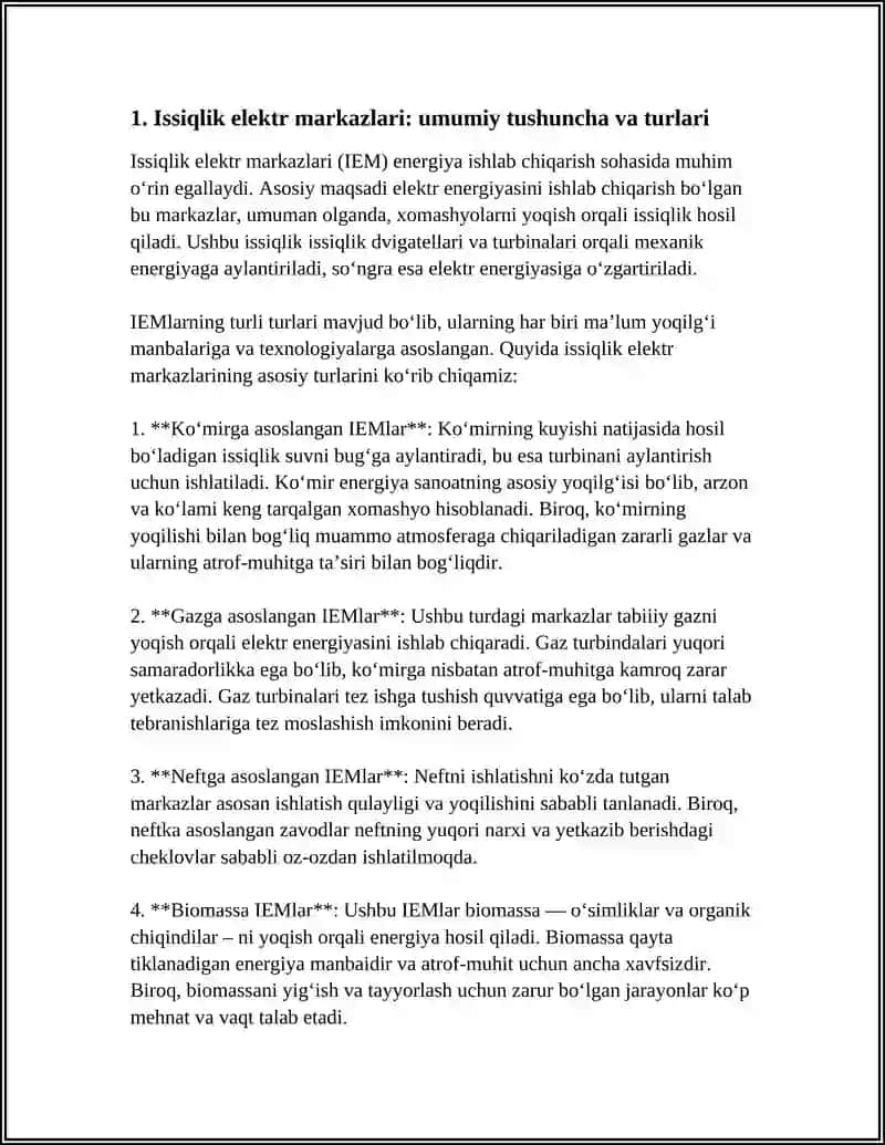 ISSIQLIK ELEKTE MARKAZLARI 3