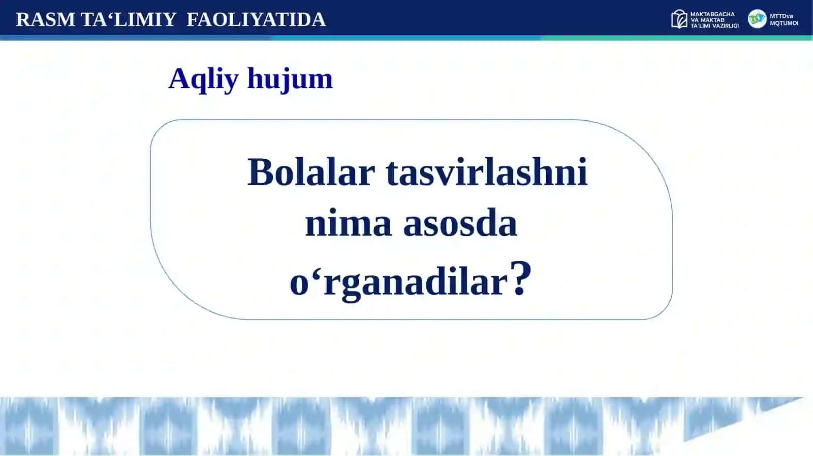 Estetik taʼlim va ijodkorlik 3