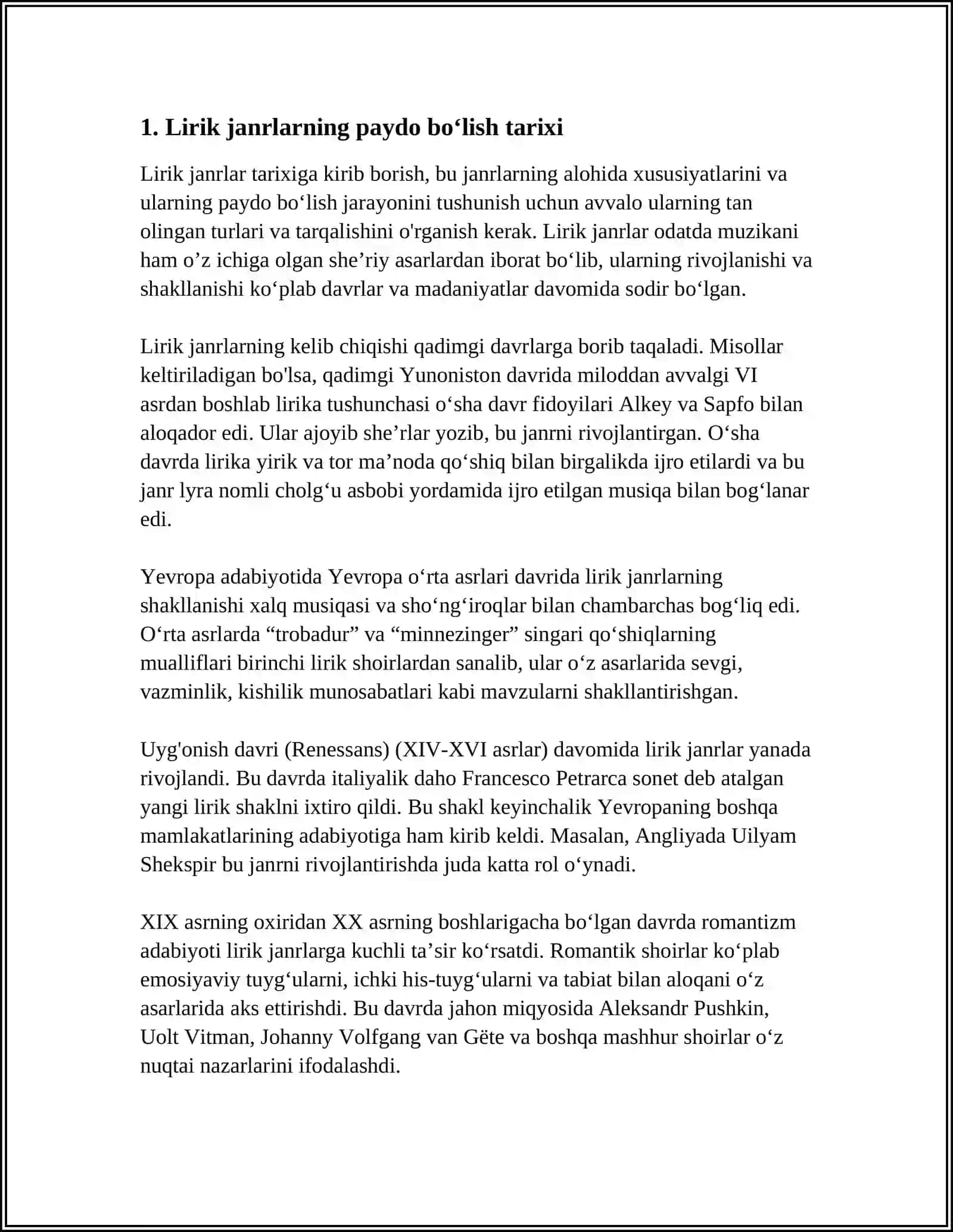 LIRIK JANRLARDA OHANG VA MUSIQIYLIK 3