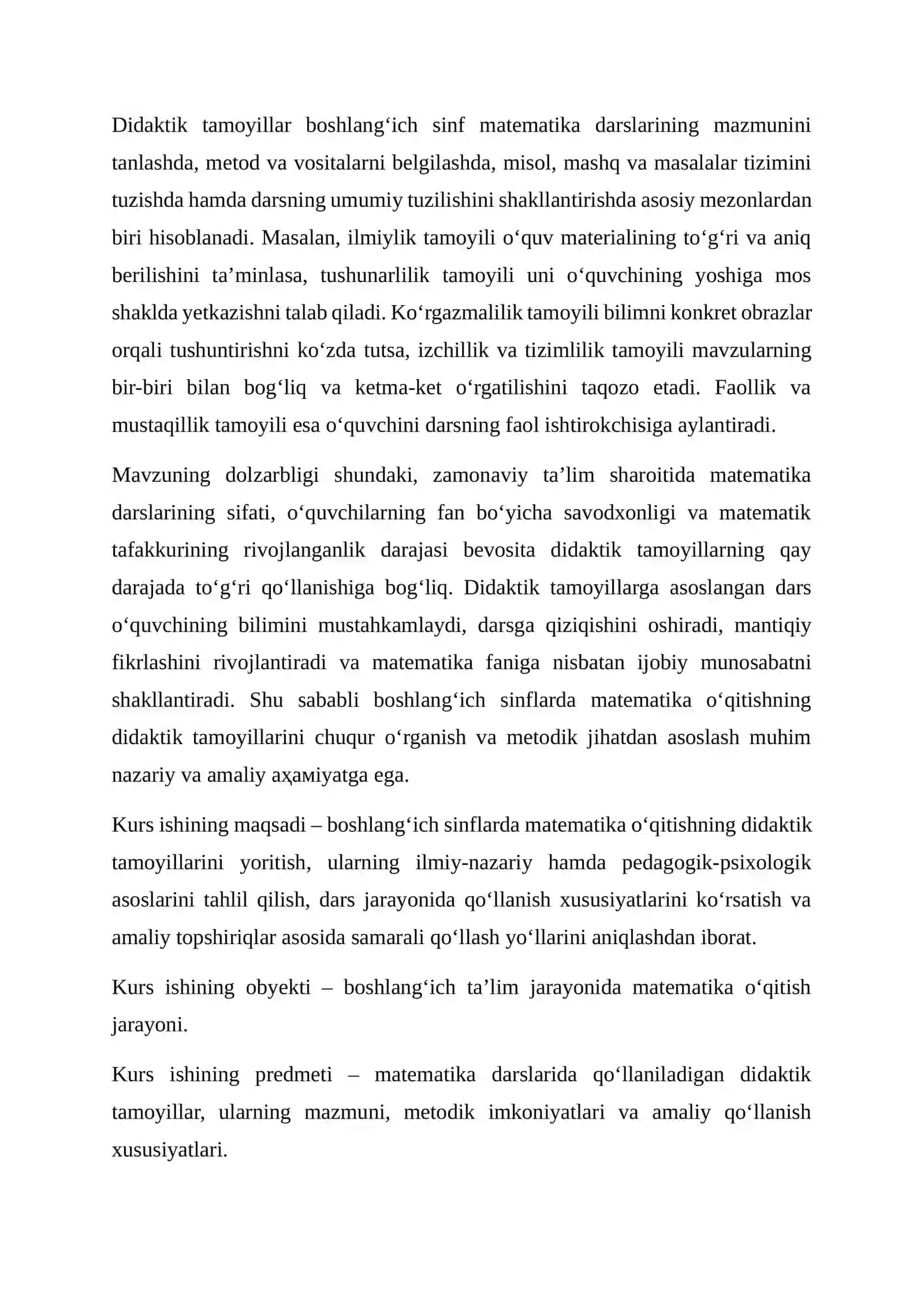 BOSHLANG‘ICH SINFLARDA MATEMATIKA O‘QITISHNING DIDAKTIK TAMOYILLARI 3