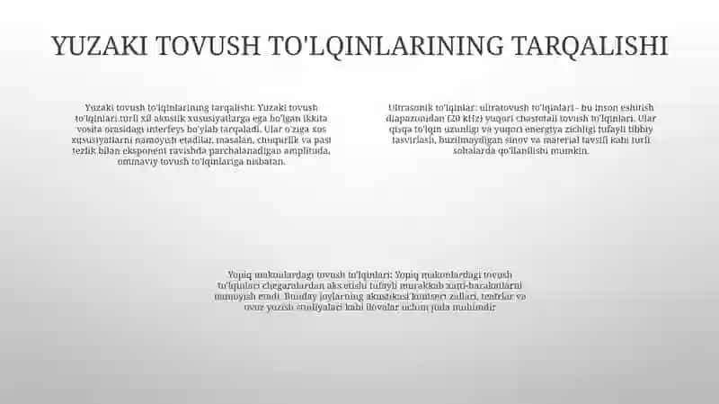 Tovush To'Lqinlari 3