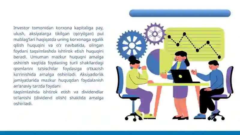 divedentlar siyosatining nazariy asoslari 3