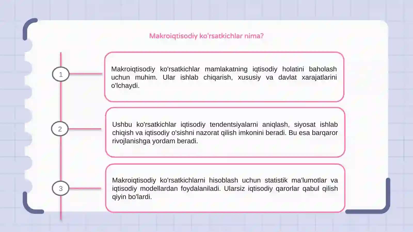 Asosiy makroiqtisodiy ko'rsatkichlar va ularni hisoblash 3