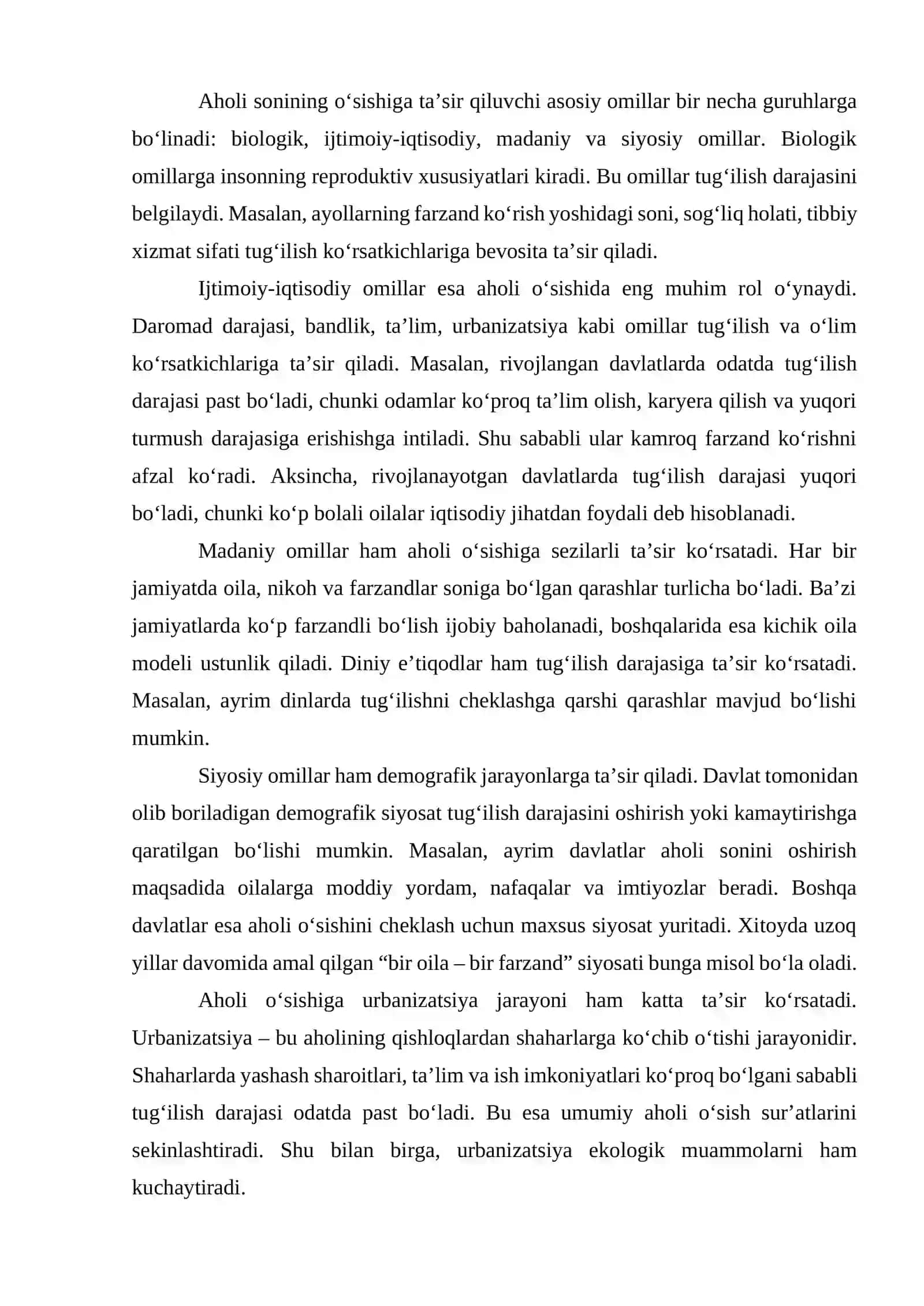 EKOLOGIYA VA DEMOGRAFIYA 3