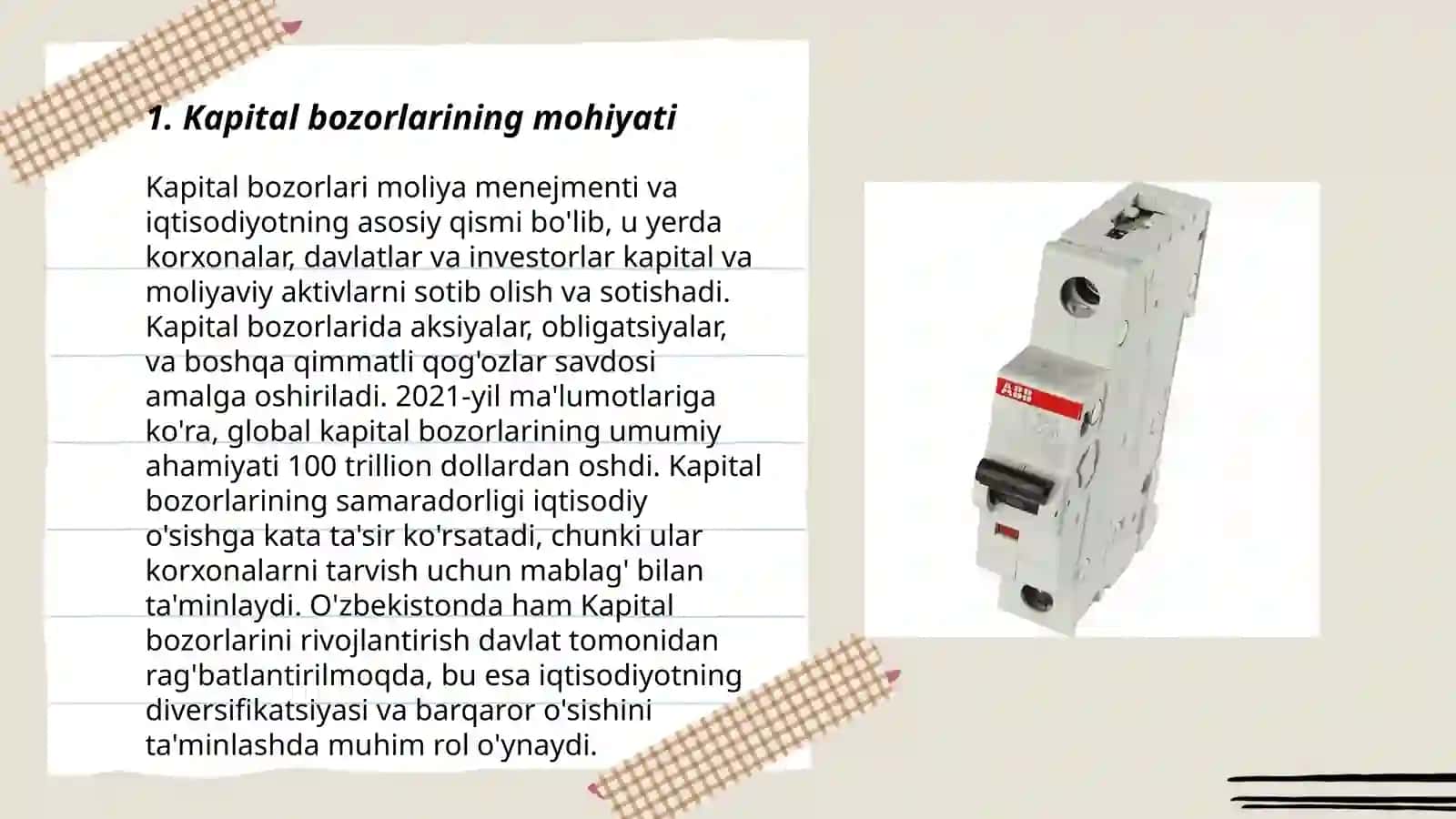 Kapital bozorlar va uning turlari 3