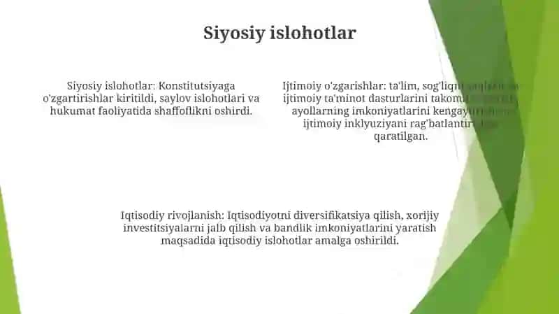 O'zbekiston Respublikasidagi Ijtimoiy O'Zgarishlar 3
