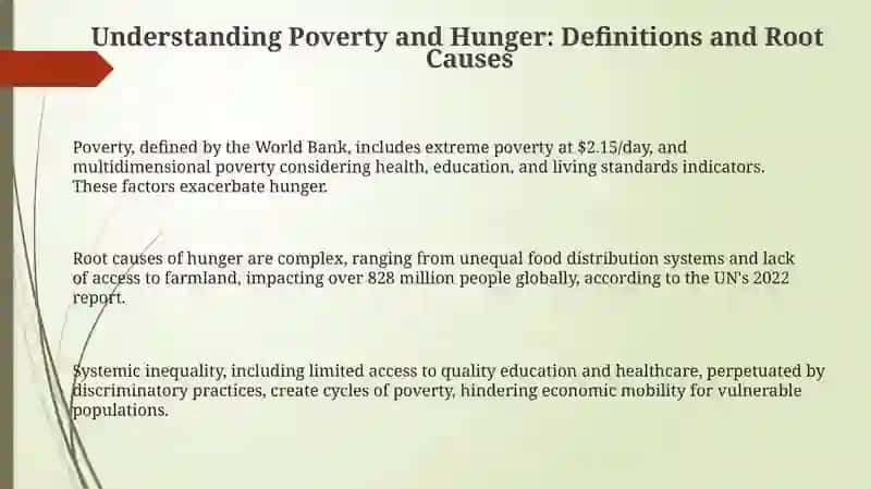 Understanding Poverty and Hunger: Root Causes and Global Impact 3