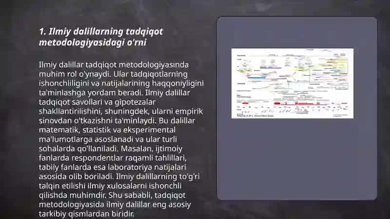Ilmiy dalillarni tadqiqotdagi o'rni 3