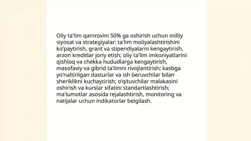 Salohiyatli oliy ta'lim muassasasi 3