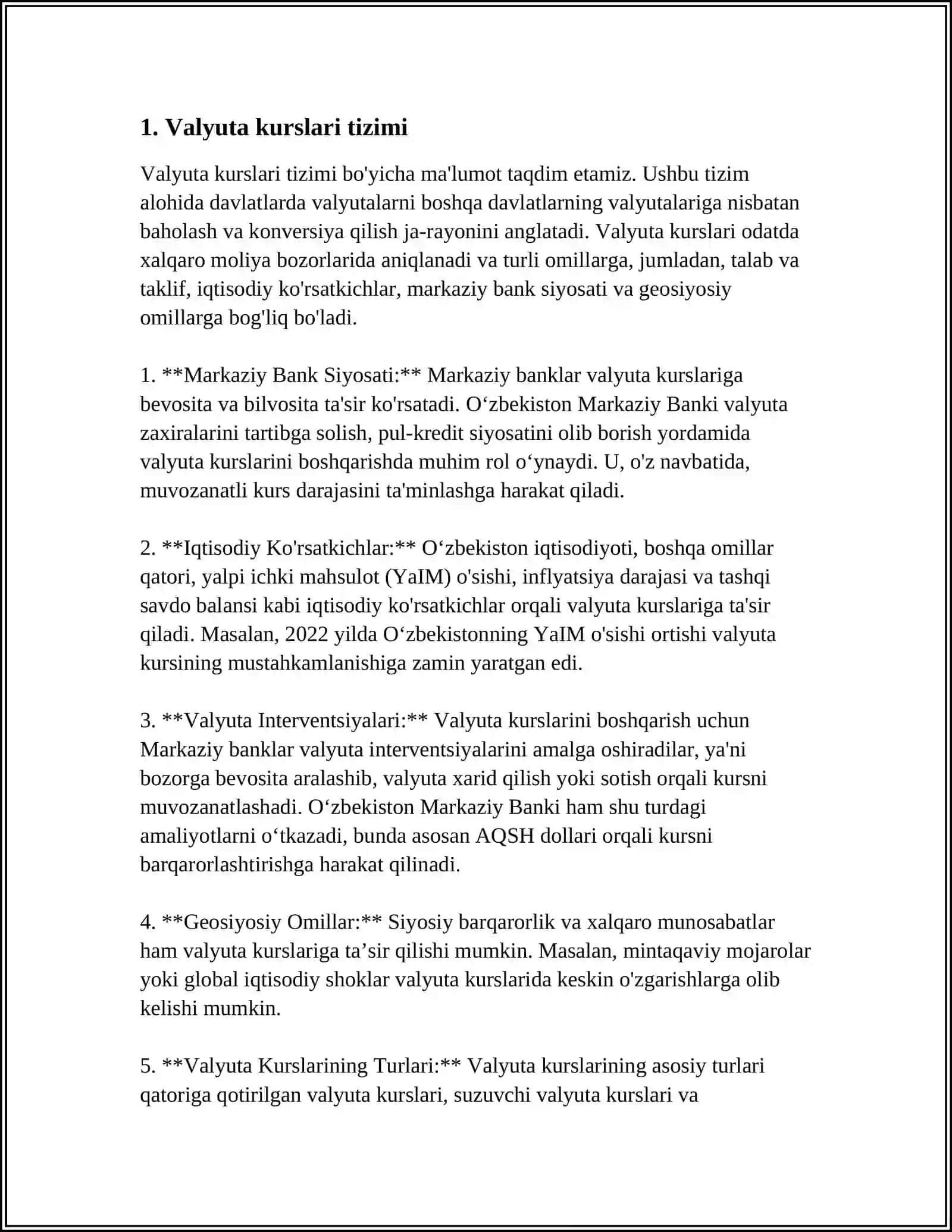 VALYUTA KURSI 3